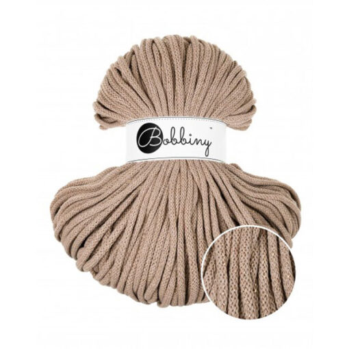 5 mm PREMIUM - Makramee Kordel / Schnur von Bobbiny - golden sand