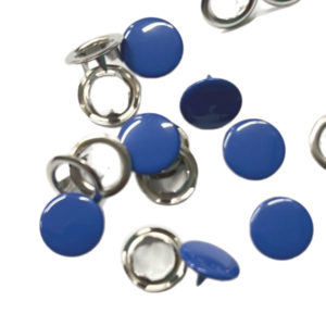 Jersey Druckknöpfe 11 mm - königsblau