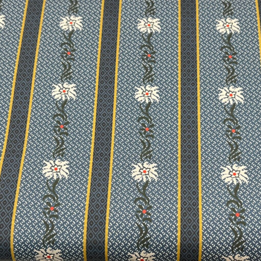 beschichtete Baumwolle - Edelweiss - dunkelblau