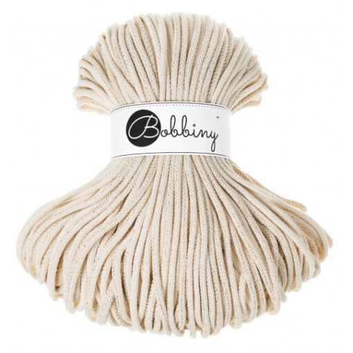 5 mm PREMIUM - Makramee Kordel / Schnur von Bobbiny - golden natural