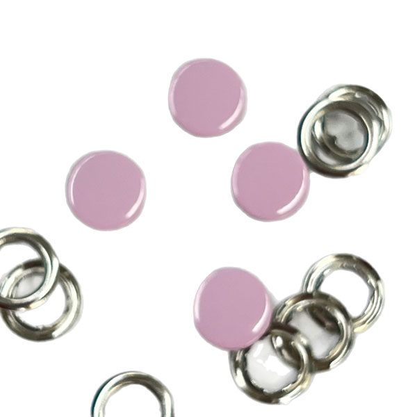 Jersey Druckknöpfe 11 mm - rosa