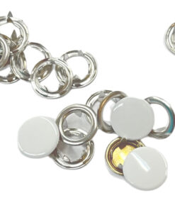 Jersey Druckknöpfe 11 mm - weiss