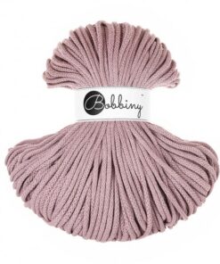 5 mm PREMIUM - Makramee Kordel / Schnur von Bobbiny - mauve