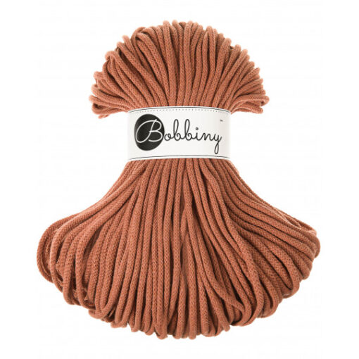 5 mm PREMIUM - Makramee Kordel / Schnur von Bobbiny - terracotta
