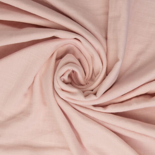 Double Slub Musselin "Sorea" uni - peach