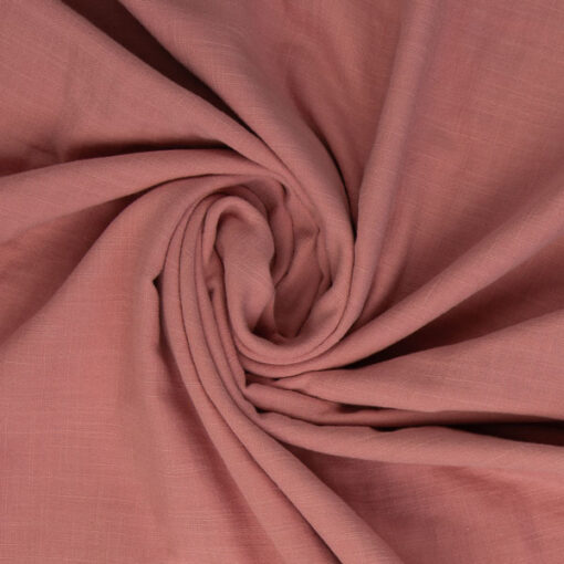 Double Slub Musselin "Sorea" uni - apricot