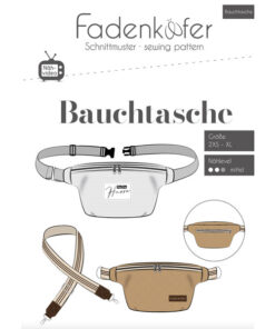 Papierschnittmuster Bauchtasche / Crossbodybag - Fadenkäfer