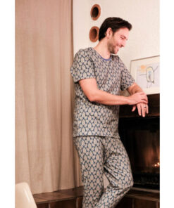 Papierschnittmuster Schlafanzug Herren 2 XS -4 XL - Fadenkäfer