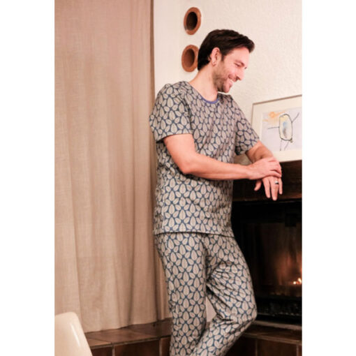 Papierschnittmuster Schlafanzug Herren 2 XS -4 XL - Fadenkäfer