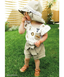 Jersey Baumwolle - "Safari" by Christiane Zielinski - beige / natur