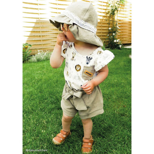 Jersey Baumwolle - "Safari" by Christiane Zielinski - beige / natur