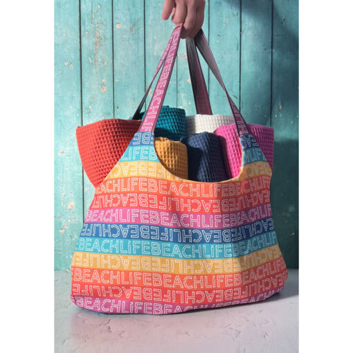 Baumwollcanvas - Beachlife - bunt