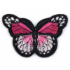 Applikation - aufbügelbar - Schmetterling - pink