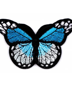 Applikation - aufbügelbar - Schmetterling - türkis