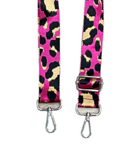 Fertiger Taschengurt - Leo - pink / silber
