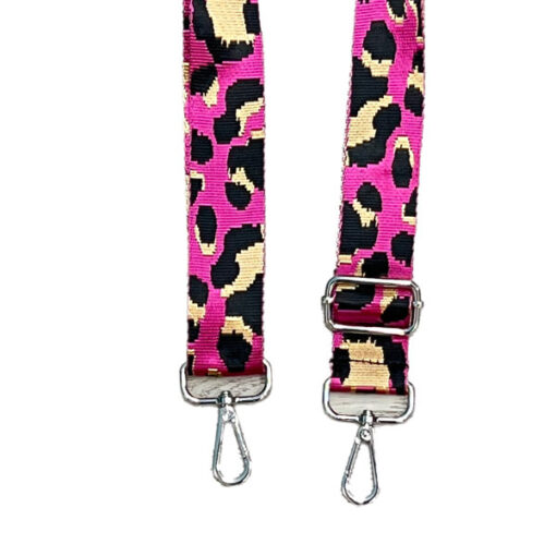 Fertiger Taschengurt - Leo - pink / silber