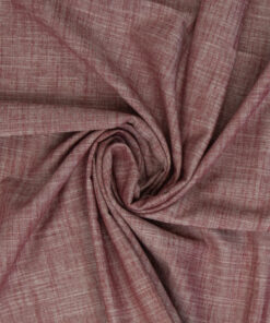 Baumwolle - uni chambray - burgundy