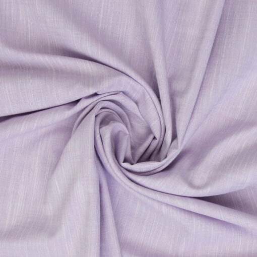 Baumwolle - "Santa" chambray uni - flieder