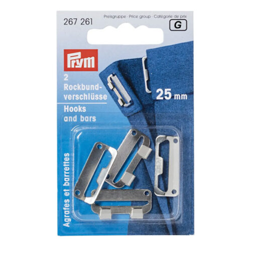 Prym 267261 Rockbundverschlüsse 2 Stück