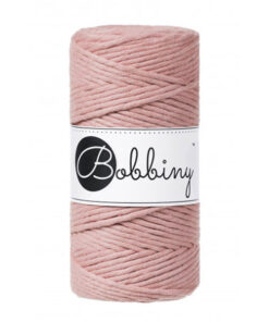 3 mm - Makramee Kordel von Bobbiny - blush