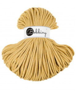 5 mm PREMIUM - Makramee Kordel / Schnur von Bobbiny - honey