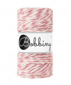 3 mm - Makramee Kordel von Bobbiny - magic pink