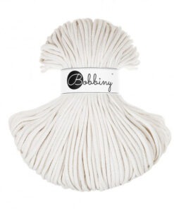 5 mm PREMIUM - Makramee Kordel / Schnur von Bobbiny - off white