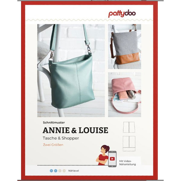 Papierschnittmuster Tasche & Shoppen Annie & Louise - Pattydoo