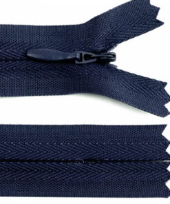 nahtverdeckter Reissverschluss 18 bis 45 cm - dunkelblau