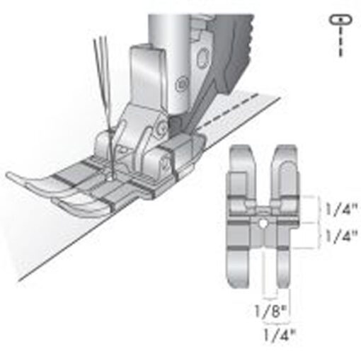 Pfaff 1/4“ Quilt- und Patchworkfuss für IDT™