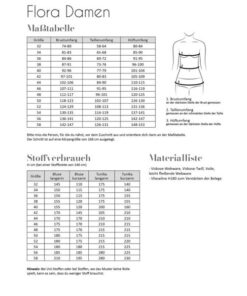 Papierschnittmuster Bluse / Tunkia Flora Damen Gr 32 - 58 - Fadenkäfer
