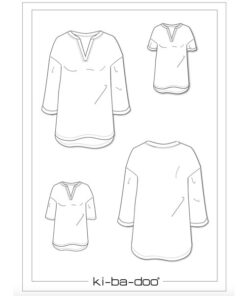 Papierschnittmuster Basic oversized Bluse MaCaya Gr 32 - 58 - Ki-ba-doo