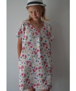 Papierschnittmuster Bluse / Tunika Flora Kinder Gr 74 - 164 - Fadenkäfer