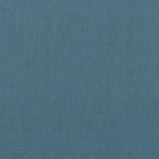 Leinen gewaschen - uni - blau