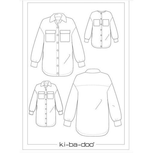 Papierschnittmuster Shacket Gloria Gr 32 - 58 - Ki-ba-doo