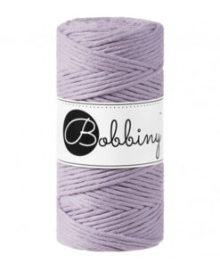 3 mm - Makramee Kordel von Bobbiny - lavender