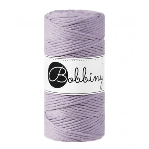 3 mm - Makramee Kordel von Bobbiny - lavender