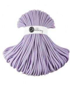 9 mm JUMBO - Makramee Kordel / Schnur von Bobbiny - lavender
