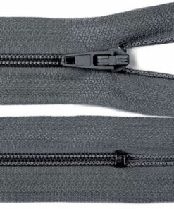 Reissverschluss nicht teilbar - autolock 3mm - 12 bis 30 cm - dunkelgrau