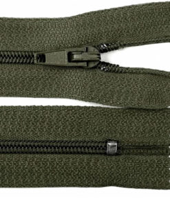 Reissverschluss nicht teilbar - autolock 3mm - 12 bis 30 cm - olive