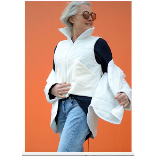 Papierschnittmuster Janne Weste Gr 32 - 48 - Ki-ba-doo