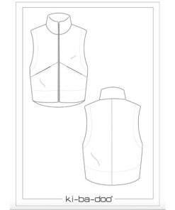 Papierschnittmuster Janne Weste Gr 32 - 48 - Ki-ba-doo