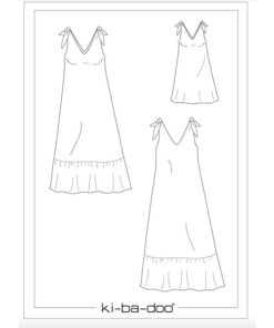Papierschnittmuster Knotenkleid Cillia Gr 32 - 48 - Ki-ba-doo
