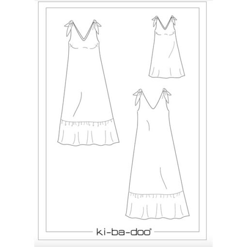 Papierschnittmuster Knotenkleid Cillia Gr 32 - 48 - Ki-ba-doo