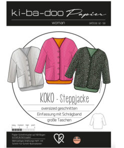 Papierschnittmuster Koko Jacke Gr 32 - 48 - Ki-ba-doo