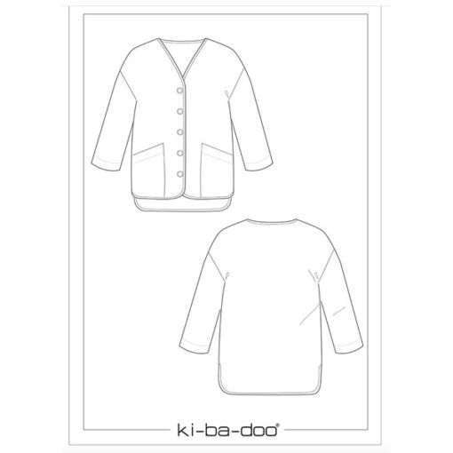 Papierschnittmuster Koko Jacke Gr 32 - 48 - Ki-ba-doo