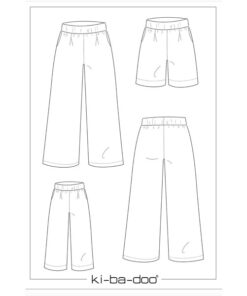 Papierschnittmuster Birga Schlupfhose Gr 32 - 48 - Ki-ba-doo