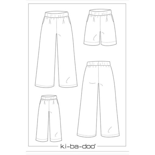 Papierschnittmuster Birga Schlupfhose Gr 32 - 48 - Ki-ba-doo