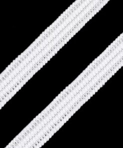 Gummiband 7 mm - weiss