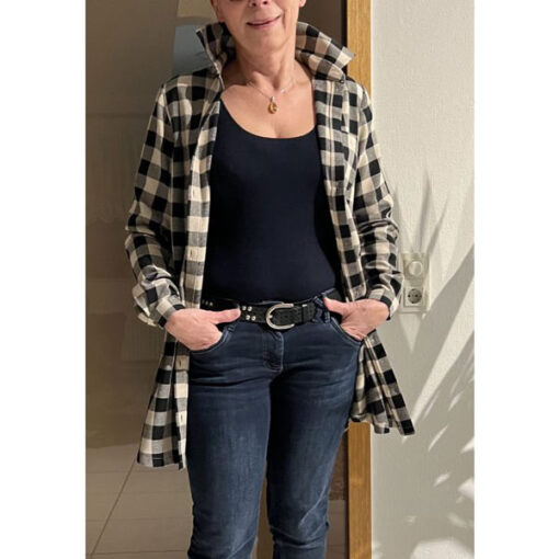 Papierschnittmuster Hemdbluse Damen Gr 32 - 58 - Fadenkäfer